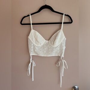 Superdown White Tank from Revolve